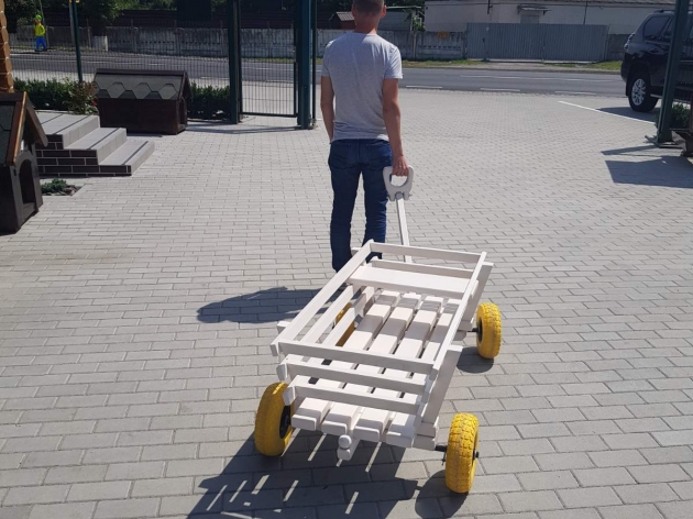 Телега садовая