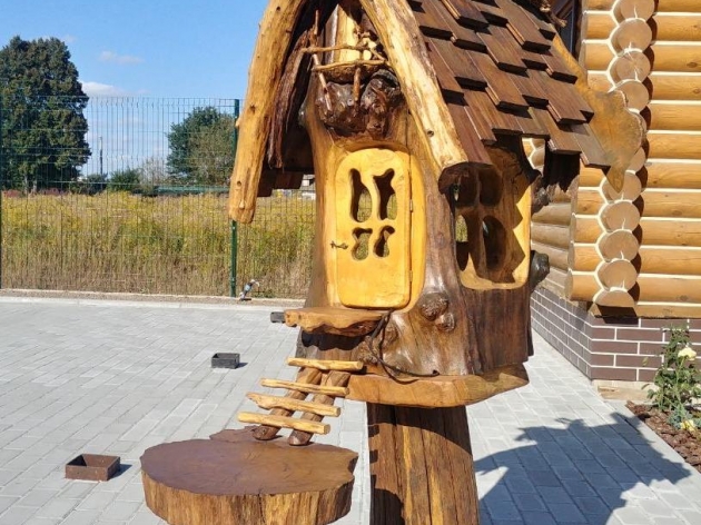Декоративный домик-ночник