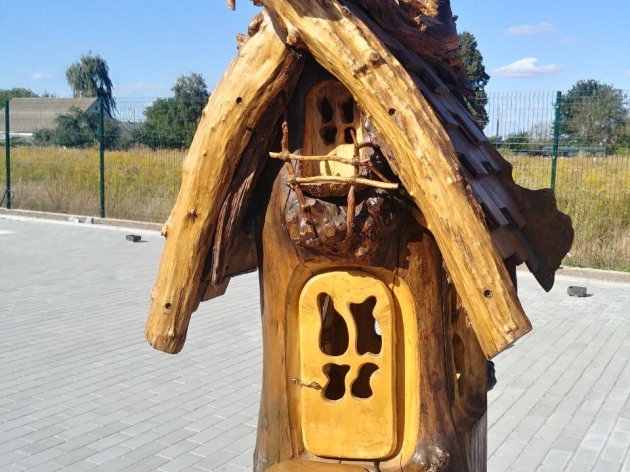 Декоративный домик-ночник