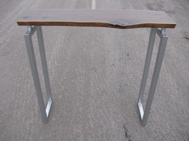 Console of smoked Oak