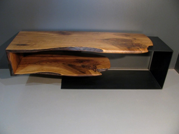 TV Console of Walnut