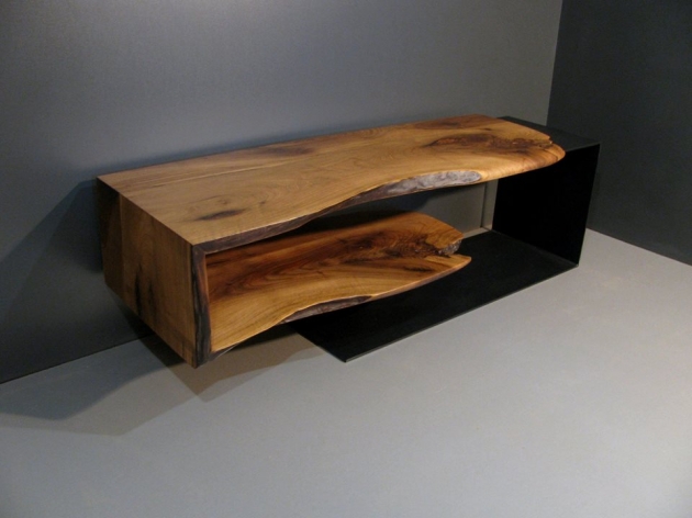 TV Console of Walnut