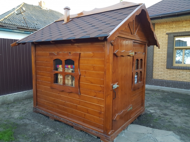 Детский домик из дерева (0137)