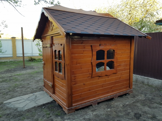 Детский домик из дерева (0137)