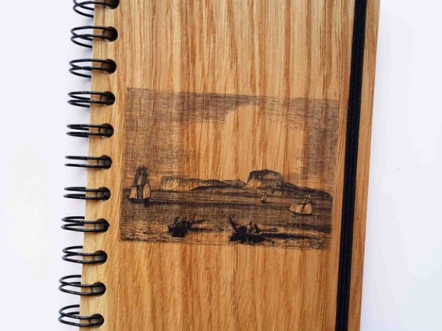 WOODEN NOTE BOOK OF A6 FORMAT