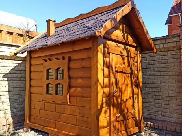 Детский домик из дерева (0136)