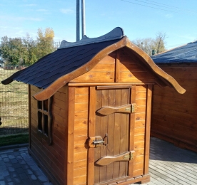 Дитячий будиночок із дерева (0139)