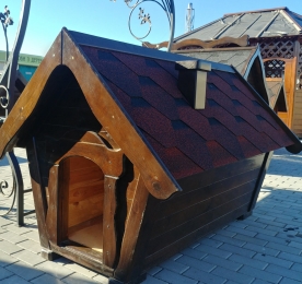 Insulated Kennel of Wood (0166)