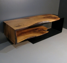 TV Console of Walnut