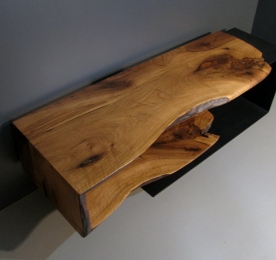 TV Console of Walnut