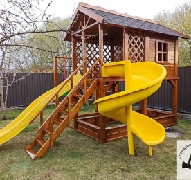 Children's Playground of Wood (012)