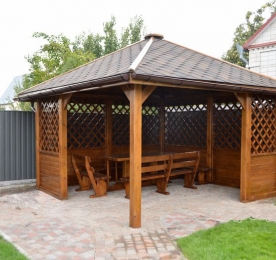 Semi-Open Arbor