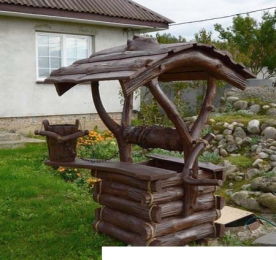 Wooden Well  for Garden (0092)