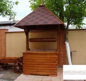 Wooden Well for Country House  (0070)