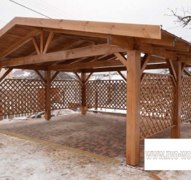 Awning of Wood For Car (0139)