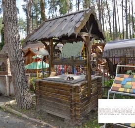 Old aged wooden well (0074)
