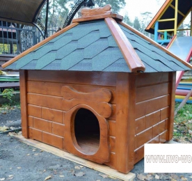 Insulated Kennel of Wood (0154)