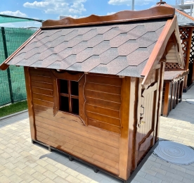 Детский домик из натурального дерева (0140)