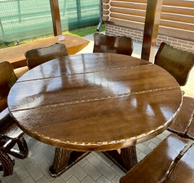 Set of garden furniture Bear (round)